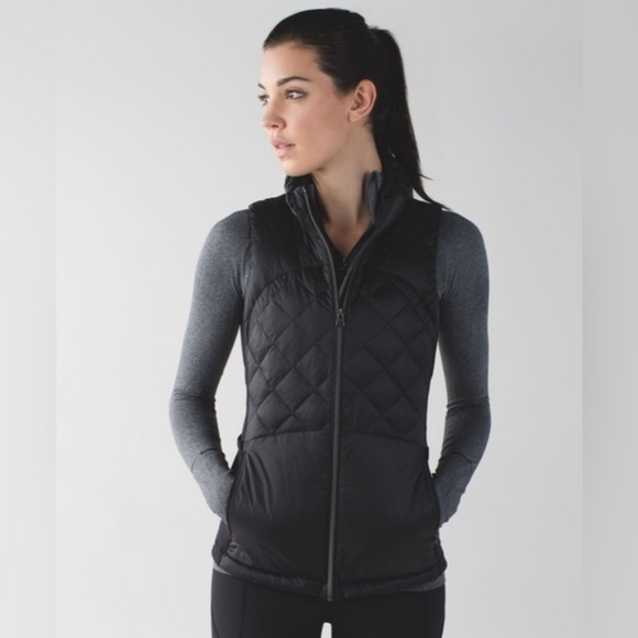 Lululemon Down For A Run Quilted Down Vest - Picture 1 of 11